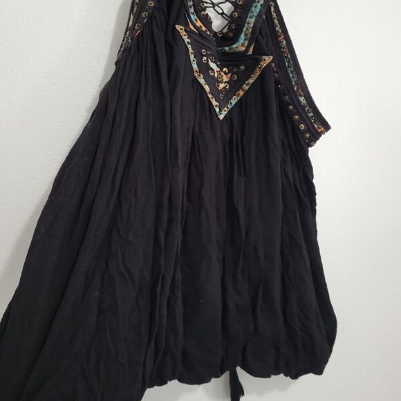 Free People Boho Tank Top Black Size M - Picture 6 of 11